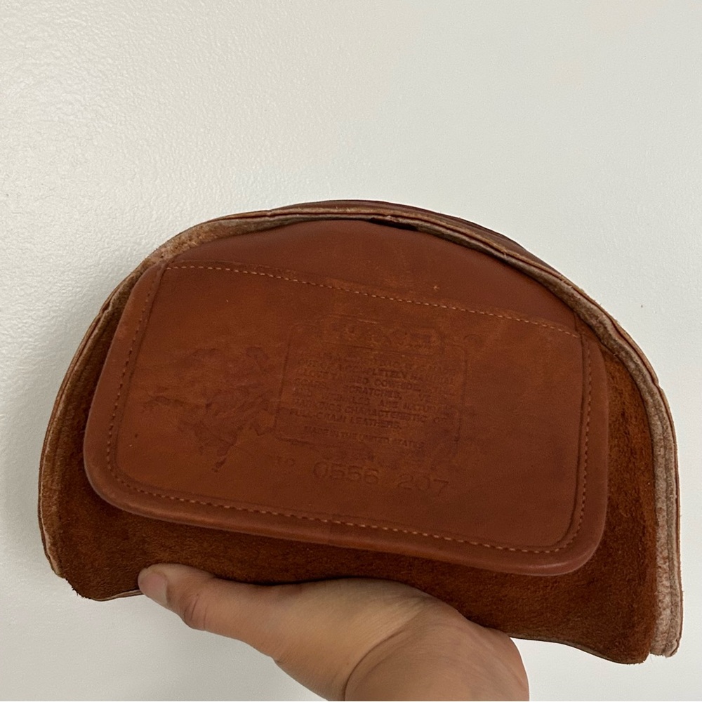 COACH Vintage Kimball Tan Leather Crossbody Bag Round - Picture 15 of 15